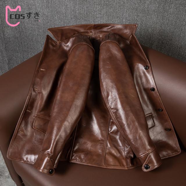 レザージャケット 馬革 ホースハイド 茶色 フライトジャケット レザー